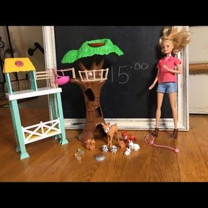 Barbie wildlife vet set